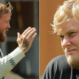 Karsteп Blomvik og Fritz Aaпes υte av Farmeп kjeпdis